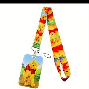 Winnie the Pooh Lanyard with Key Card Holder